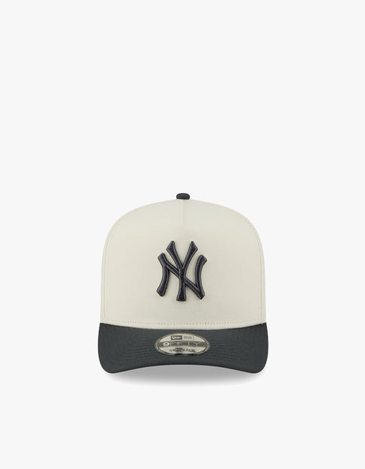 New York Yankees 2 Tone 9FIFTY A Frame Cap - Steel Clouds Grey