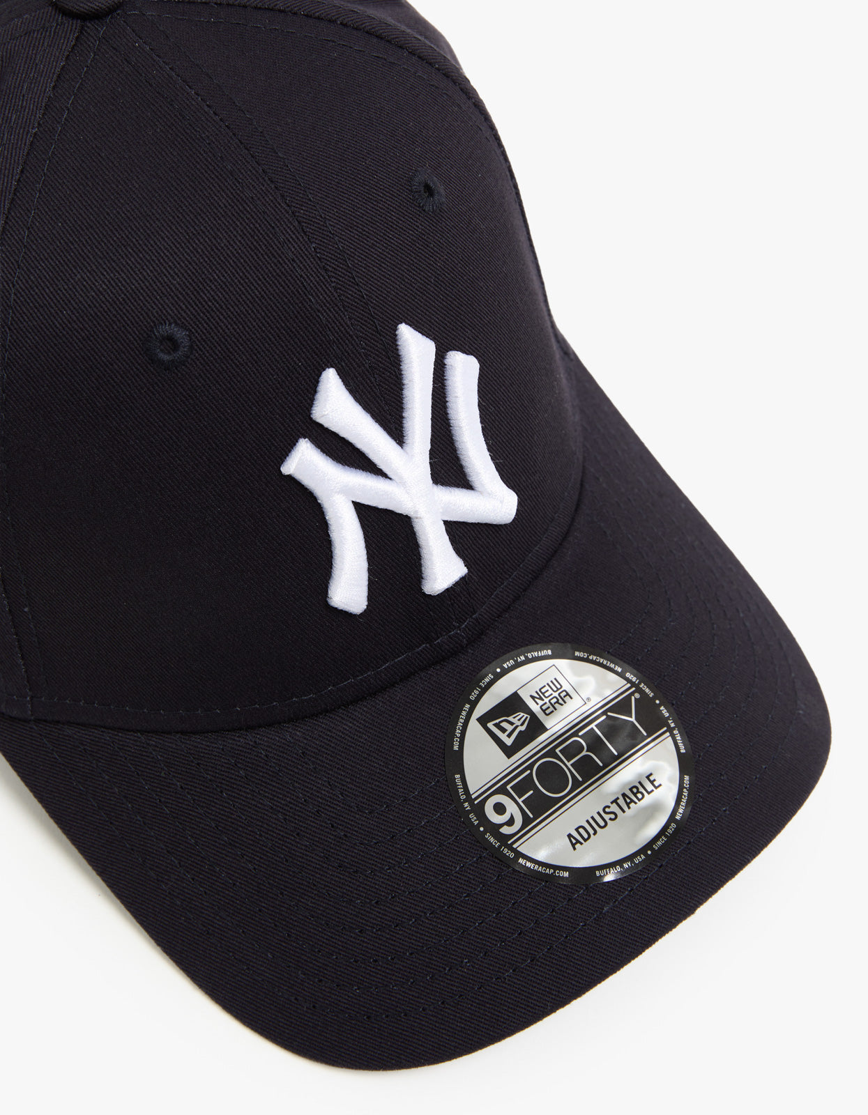 New York Yankees 9FORTY Strapback Cap - Navy/White