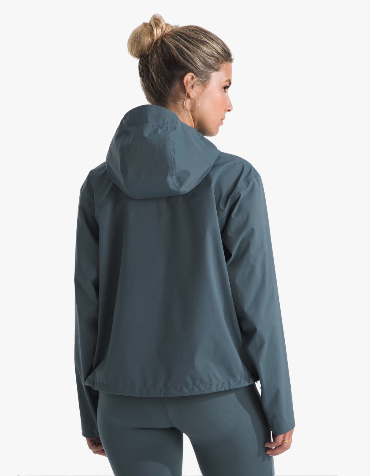 Women'S Voyage Rain 3L Hooded Jacket - Granite Grey