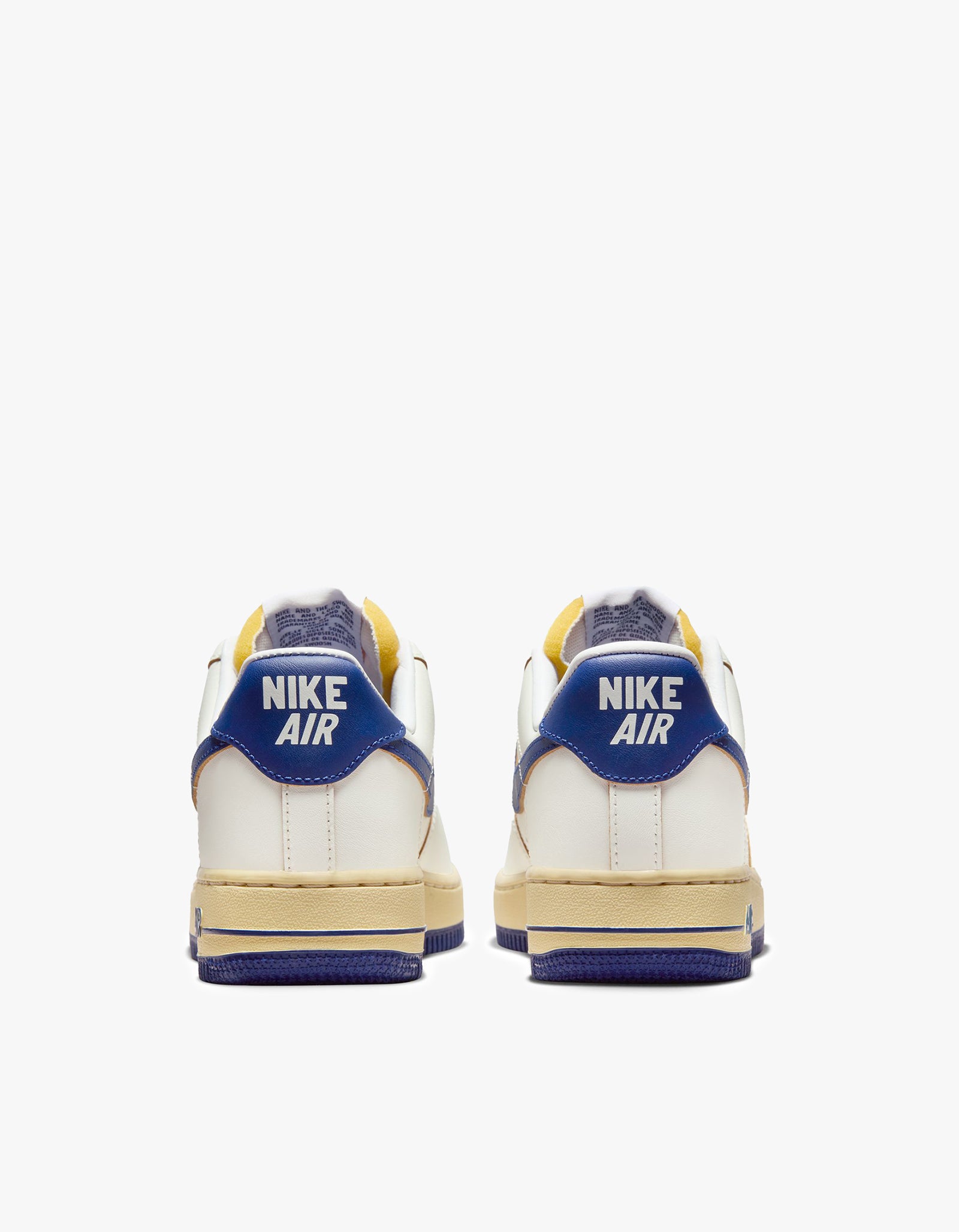 Nike air force 1 store low navy yellow sail