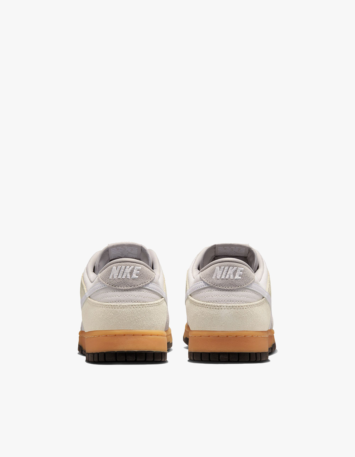 Womens Nike Dunk Low Sneakers - Phantom/ White-College Grey-Lt Khaki