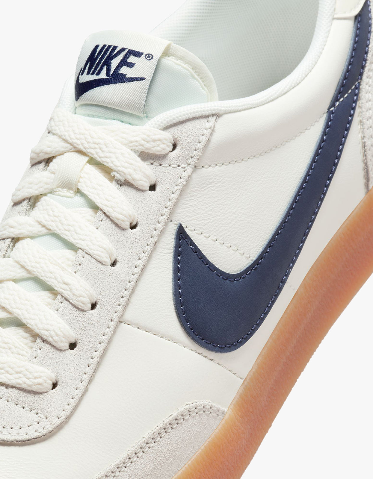 Mens Nike Killshot 2 Leather - Sail/Midnight Navy/Gum Yellow
