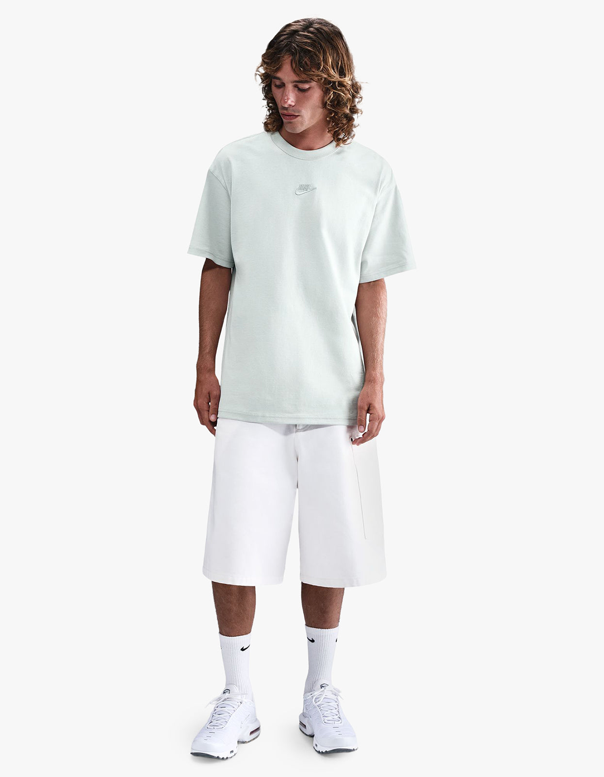 Mens NSW Premium Essential Tee - Light Silver