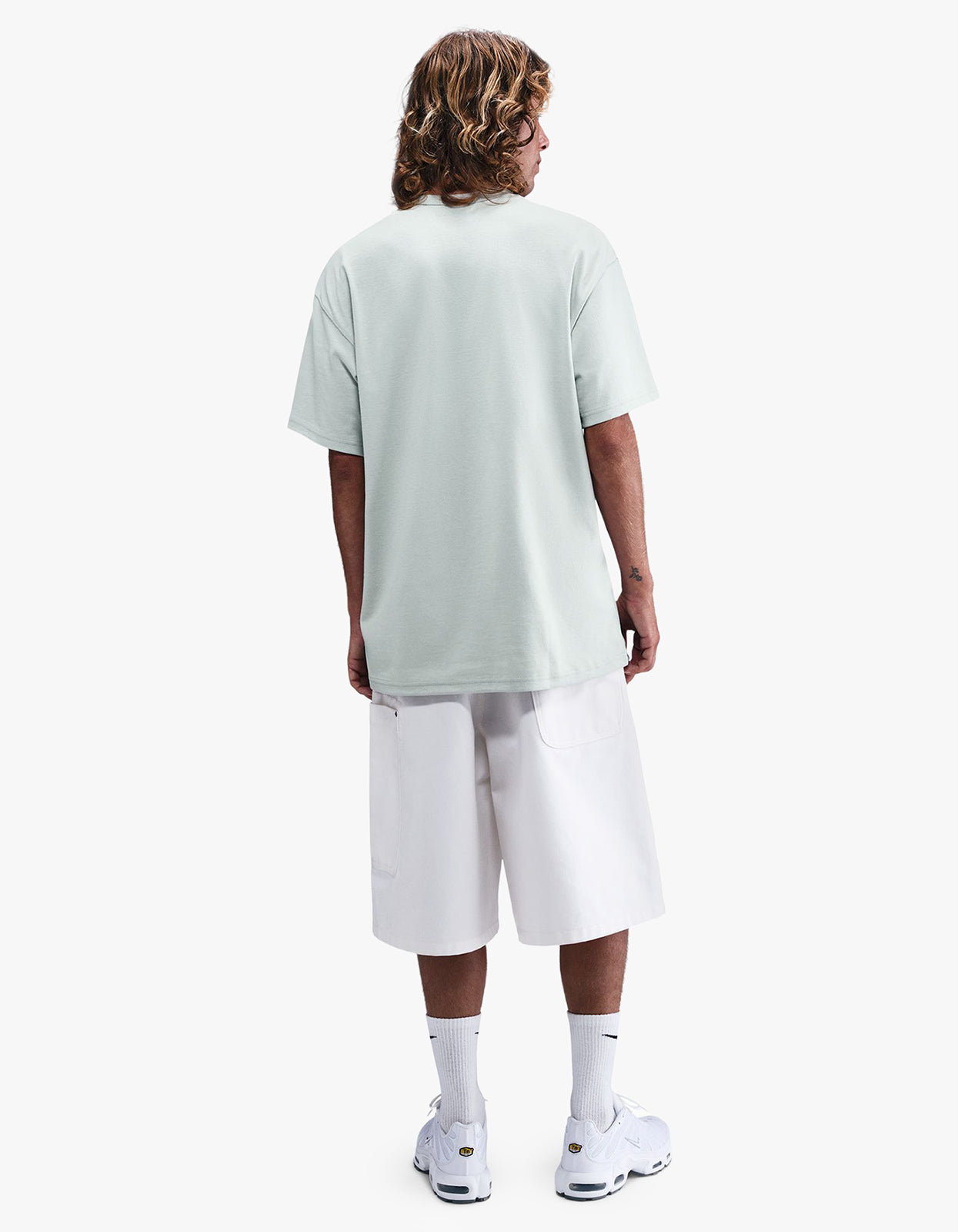 Mens NSW Premium Essential Tee - Light Silver