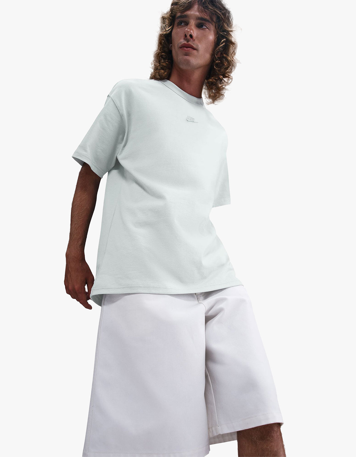 Mens NSW Premium Essential Tee - Light Silver