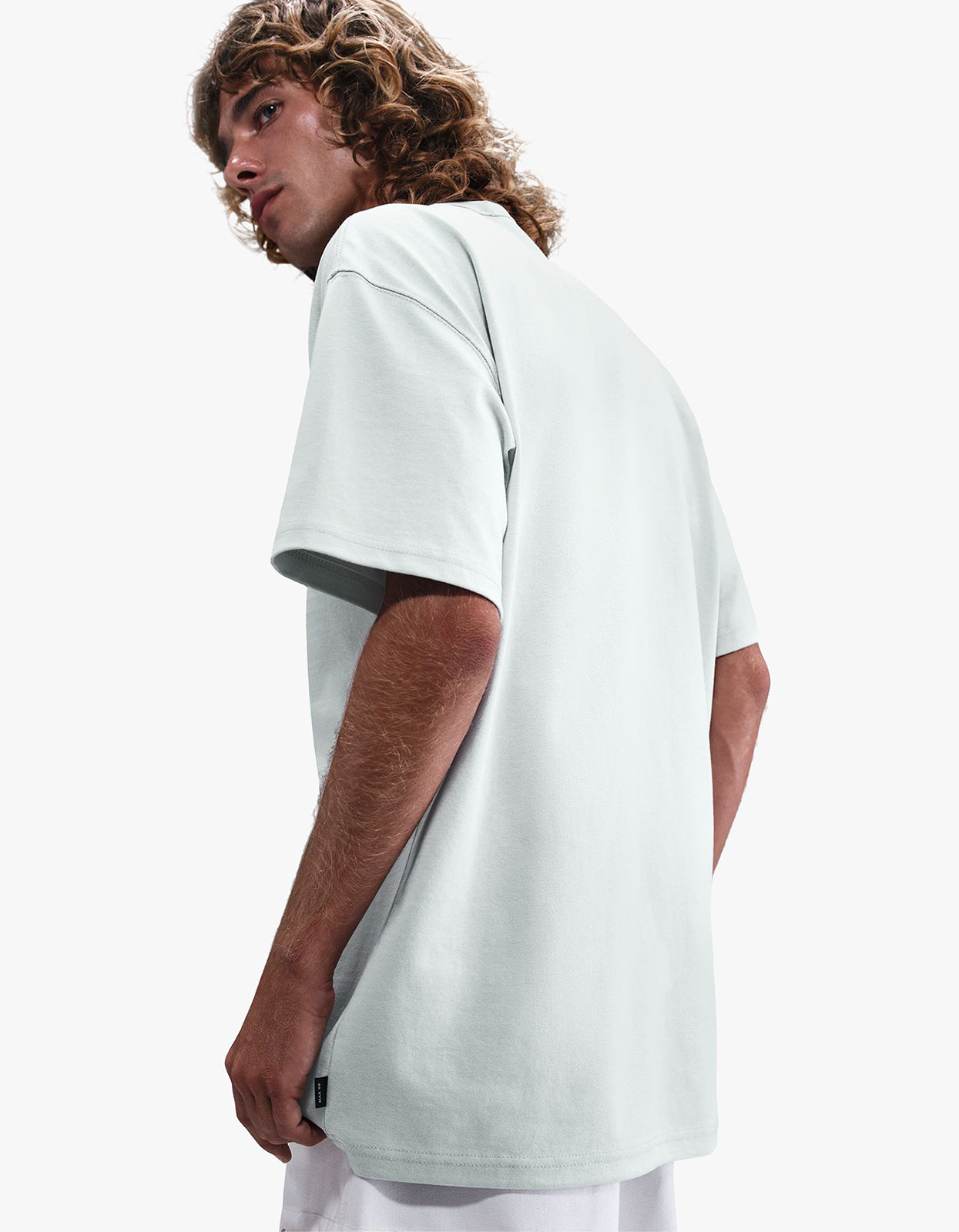 Mens NSW Premium Essential Tee - Light Silver