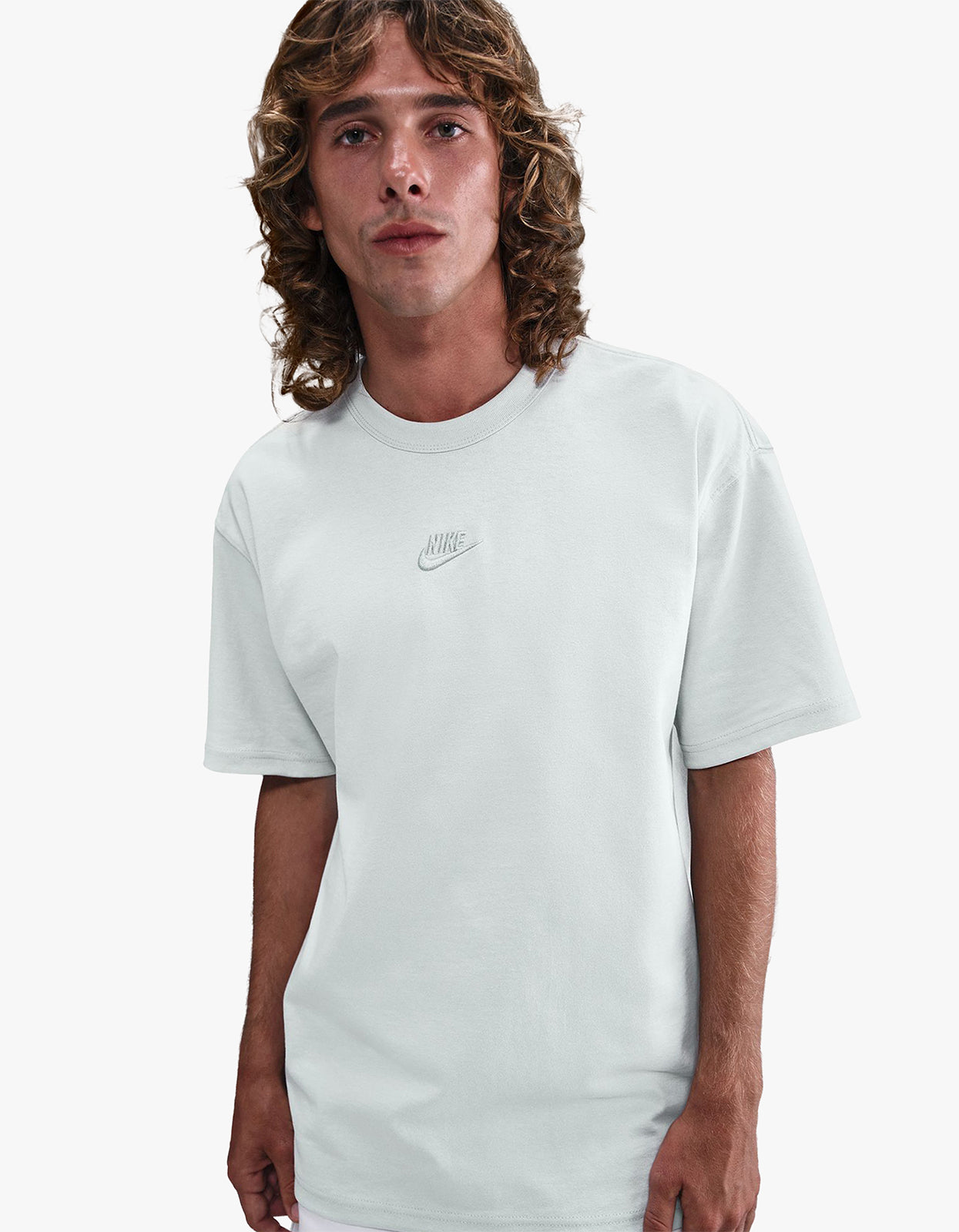 Mens NSW Premium Essential Tee - Light Silver
