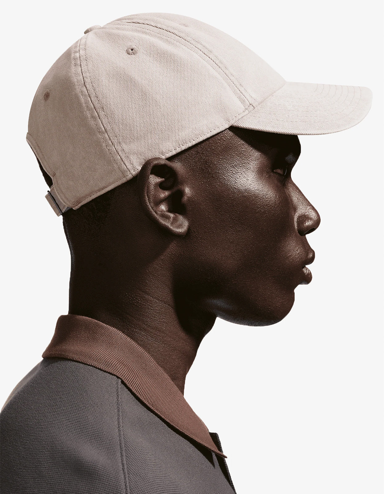 Nike Club Unstructured Denim Patch Cap - College Grey/College Grey