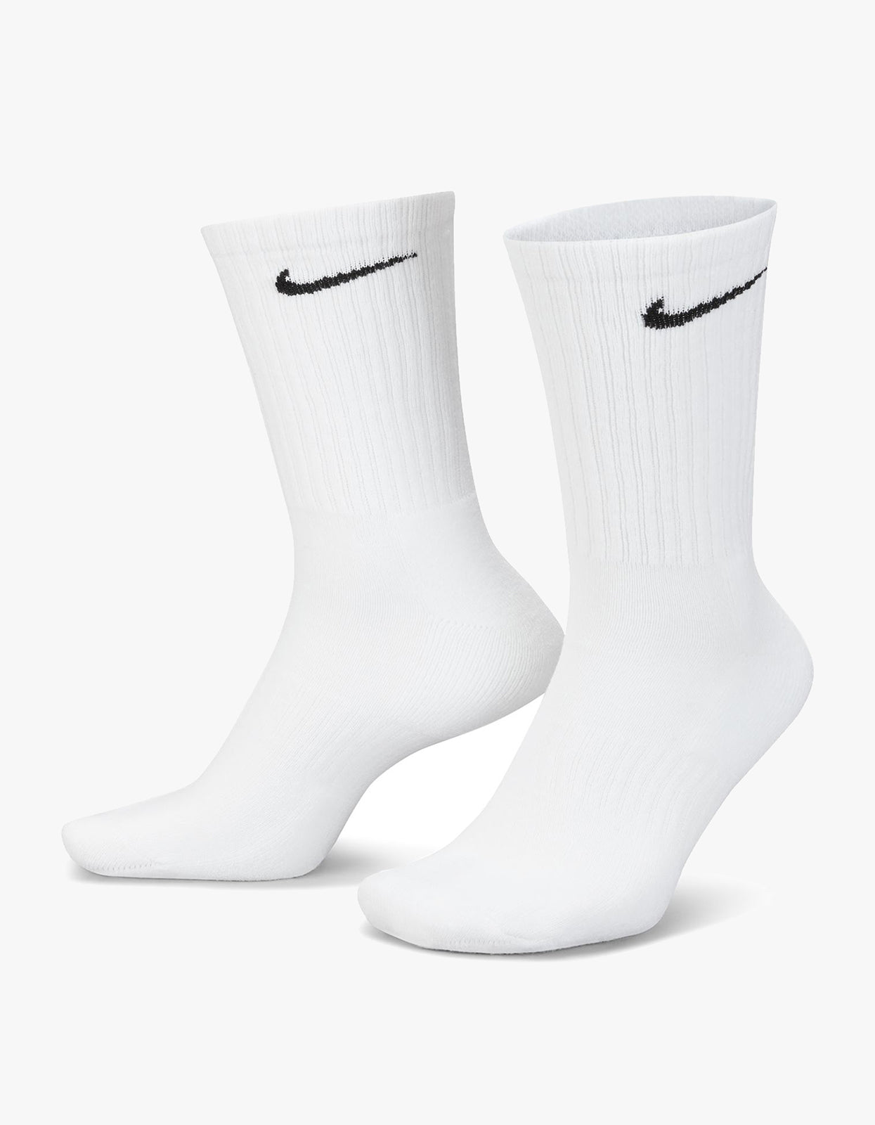 Nike Everyday Plus Crew Socks 6 Pack - White/Black