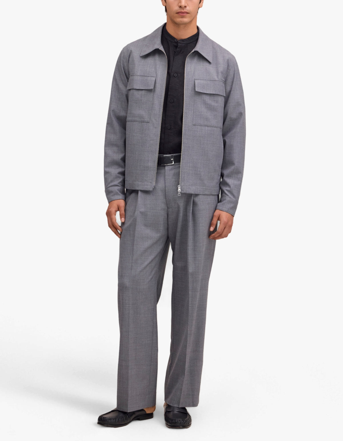 Alban Jacket 10037 - Lt Grey Melange
