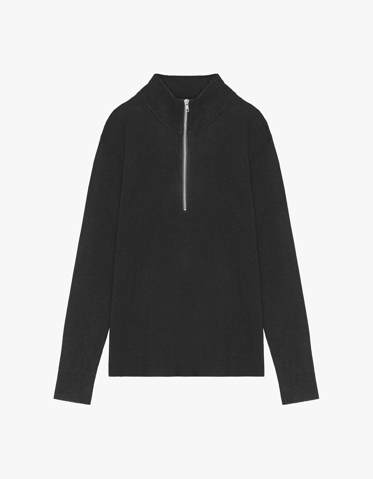 Harald Half Zip Sweater 6530 - Black 999