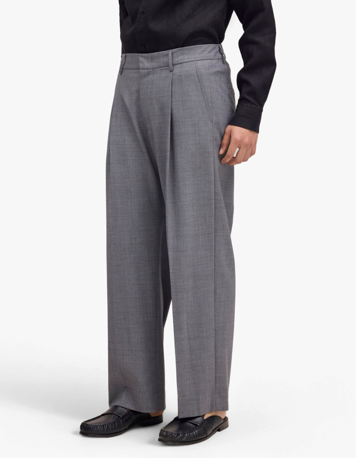 Kay Pant 10037 - Lt Grey Melange
