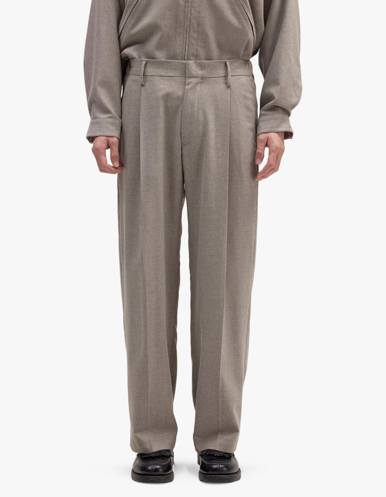 Kay Pleated Trousers 10005 - Desert Khaki 109