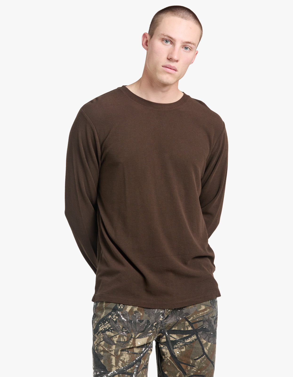 Clive L/S Waffle 3323 - Demitasse 826
