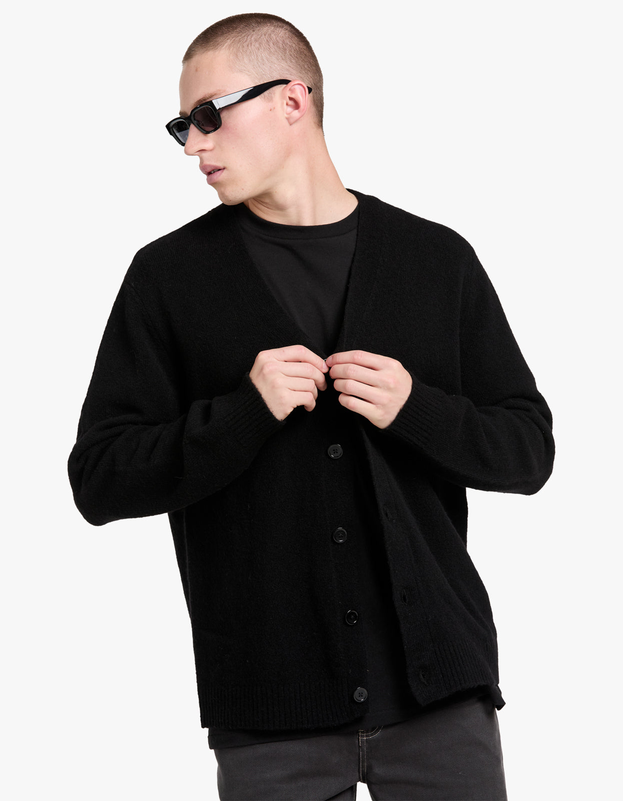 John Cardigan 6683 - Black 999