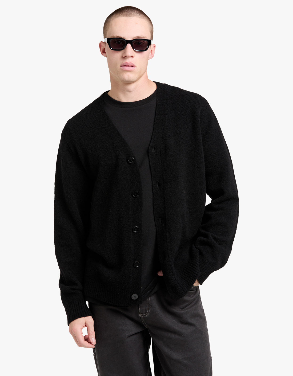 John Cardigan 6683 - Black 999