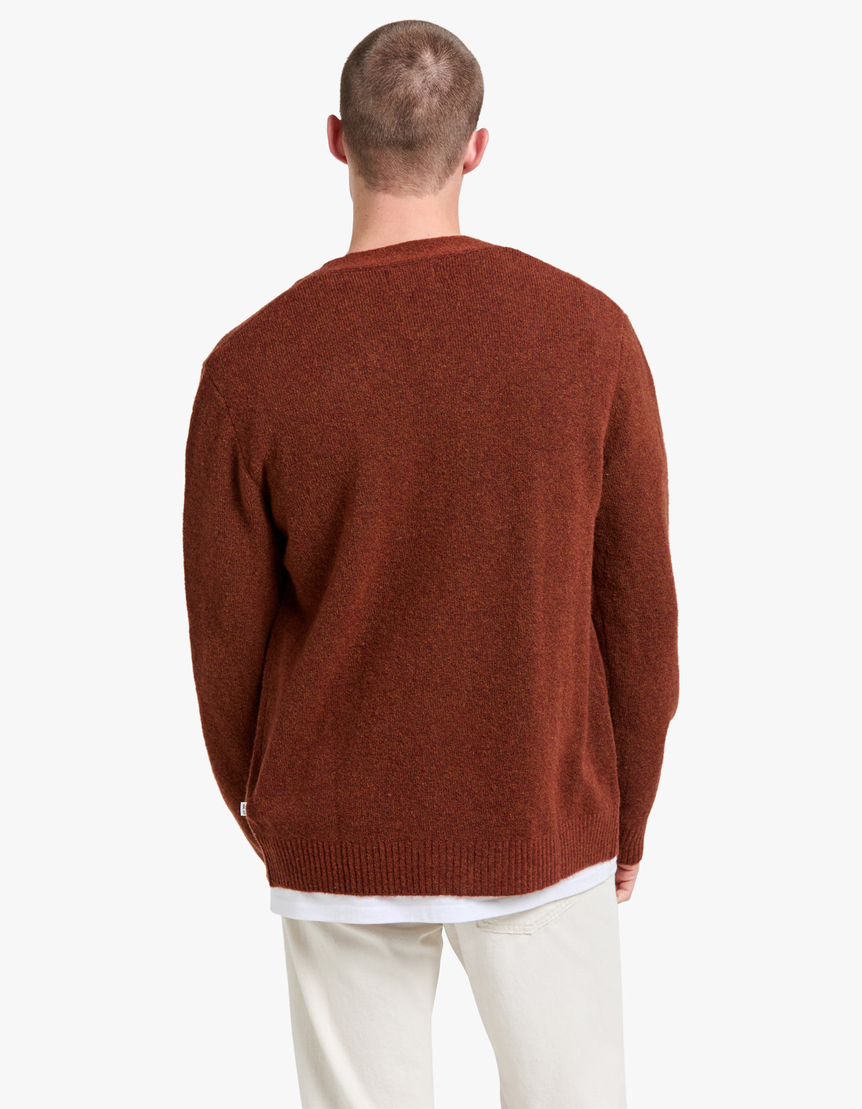 John Cardigan 6683 - Red Brown 829