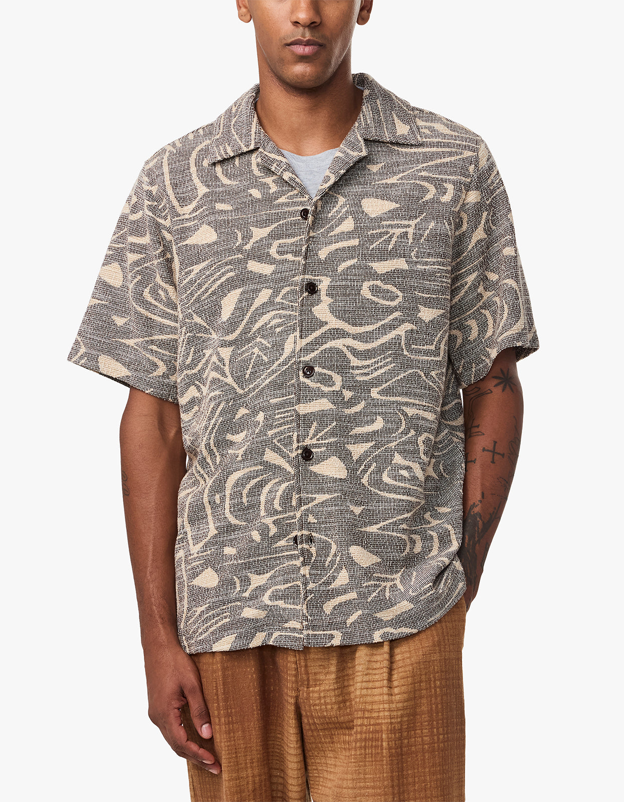 Julio S/S Shirt 3420 - Demitasse