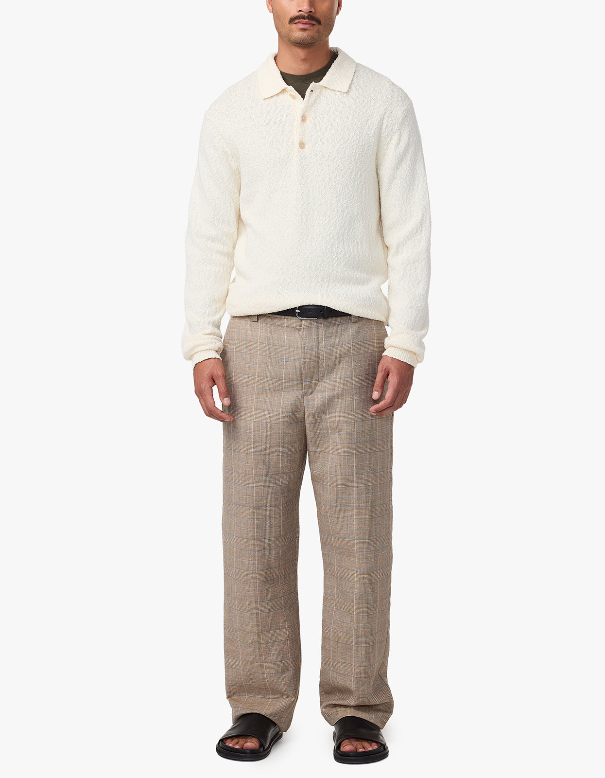 Randy L/S Polo Shirt 6690 - Ecru 020