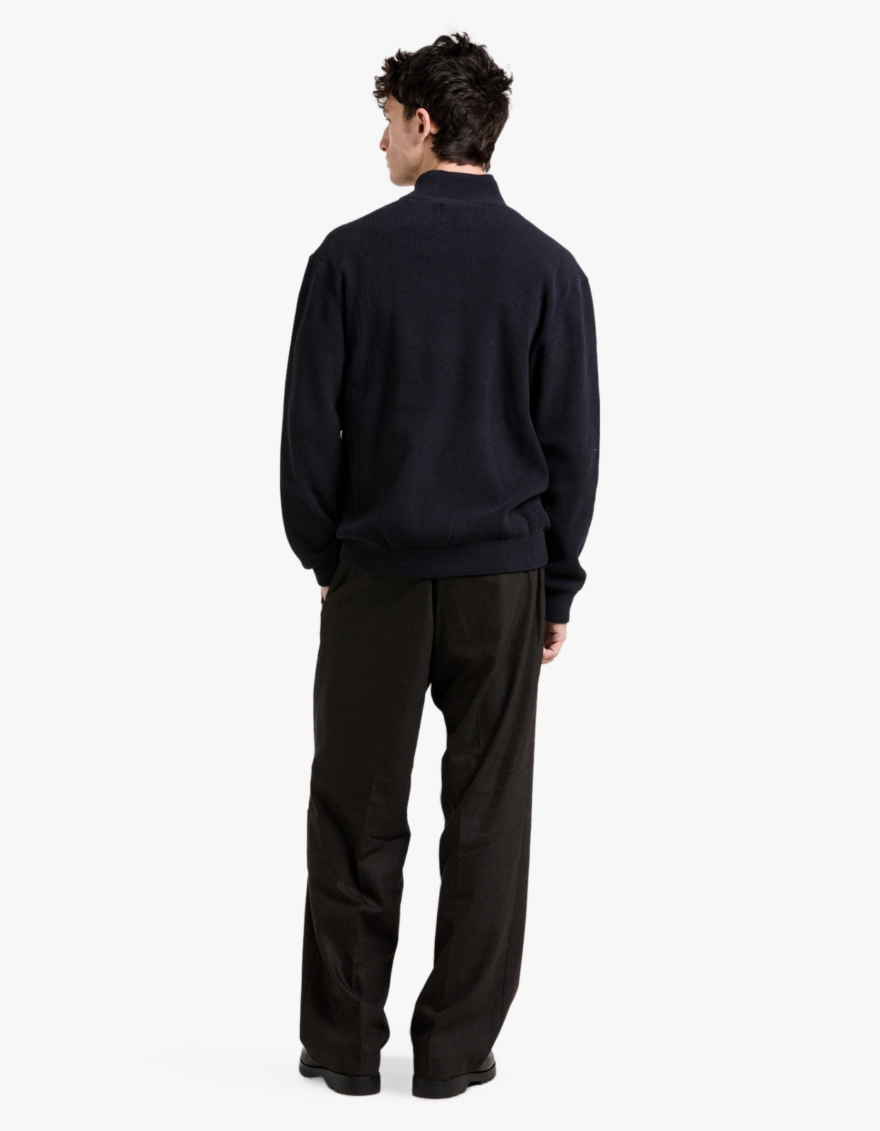 Danny Half Zip Sweater 6429 - Navy Blue 200