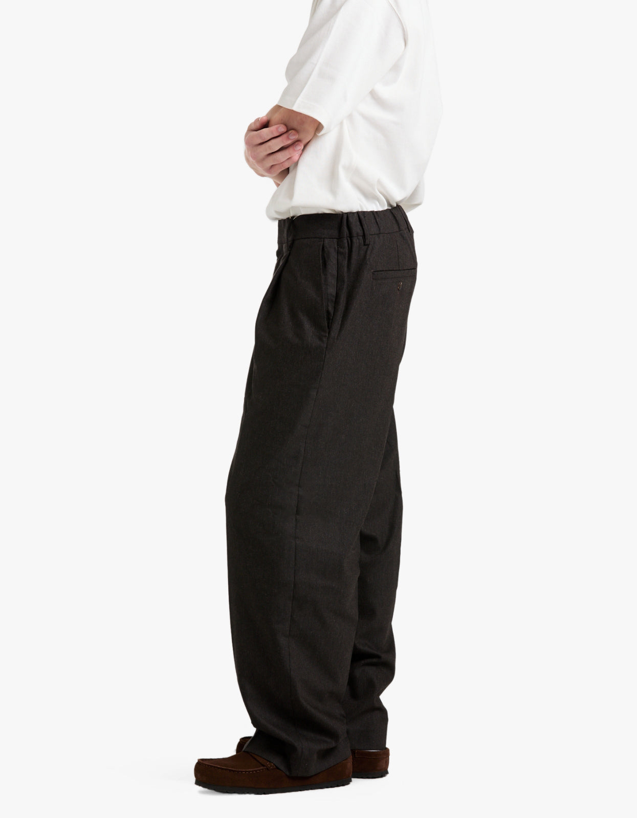 Kay Pleated Trousers 10005 - Dusky Port 578