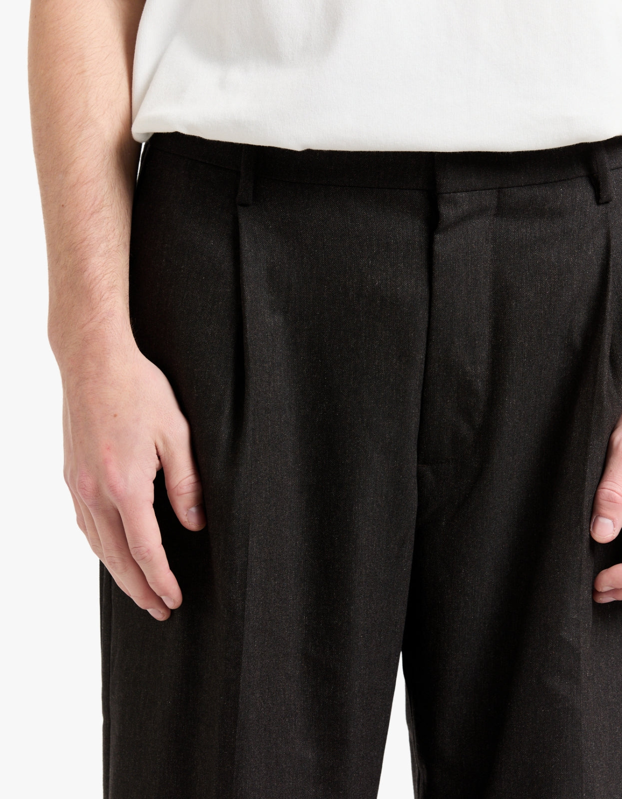 Kay Pleated Trousers 10005 - Dusky Port 578