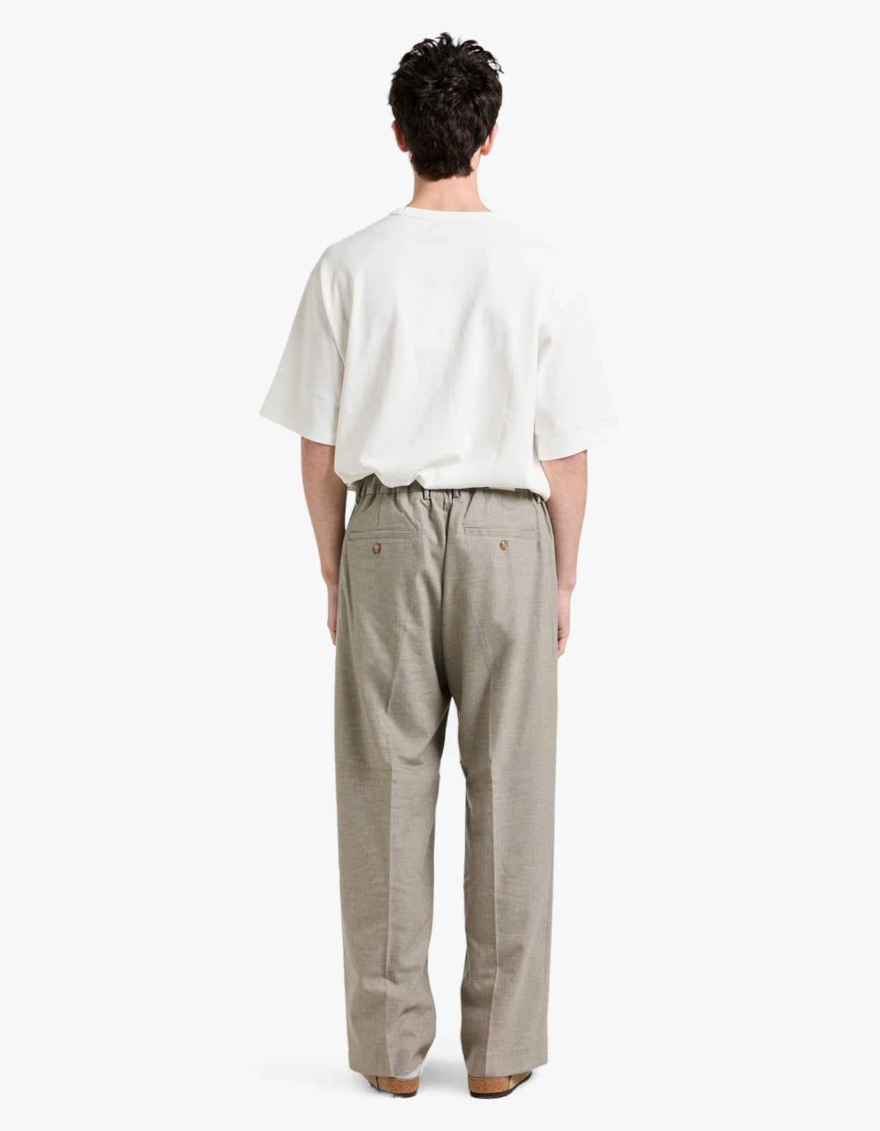 Kay Pleated Trousers 10005 - Desert Khaki 109