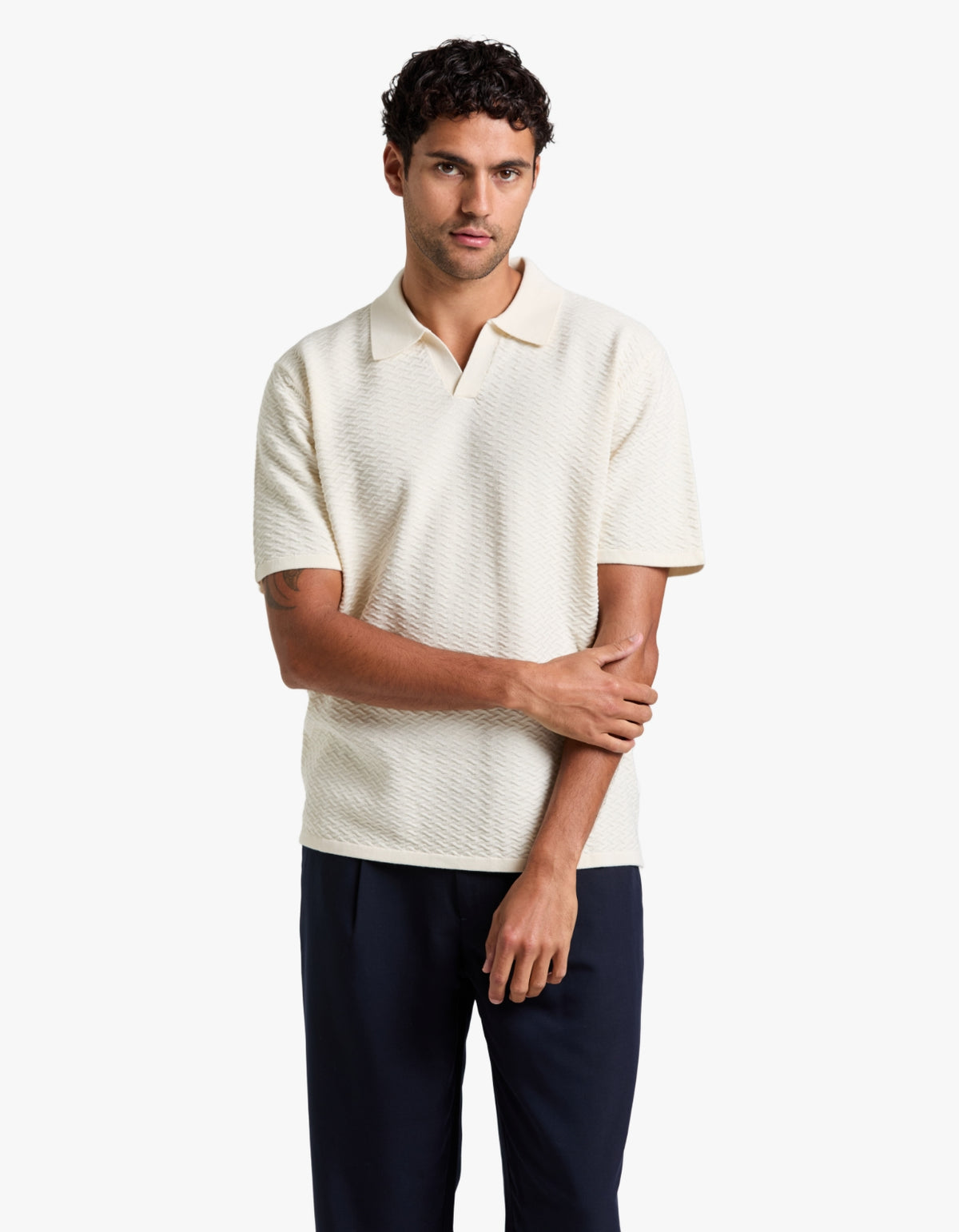 Paul S/S Polo 60016 - Ivory