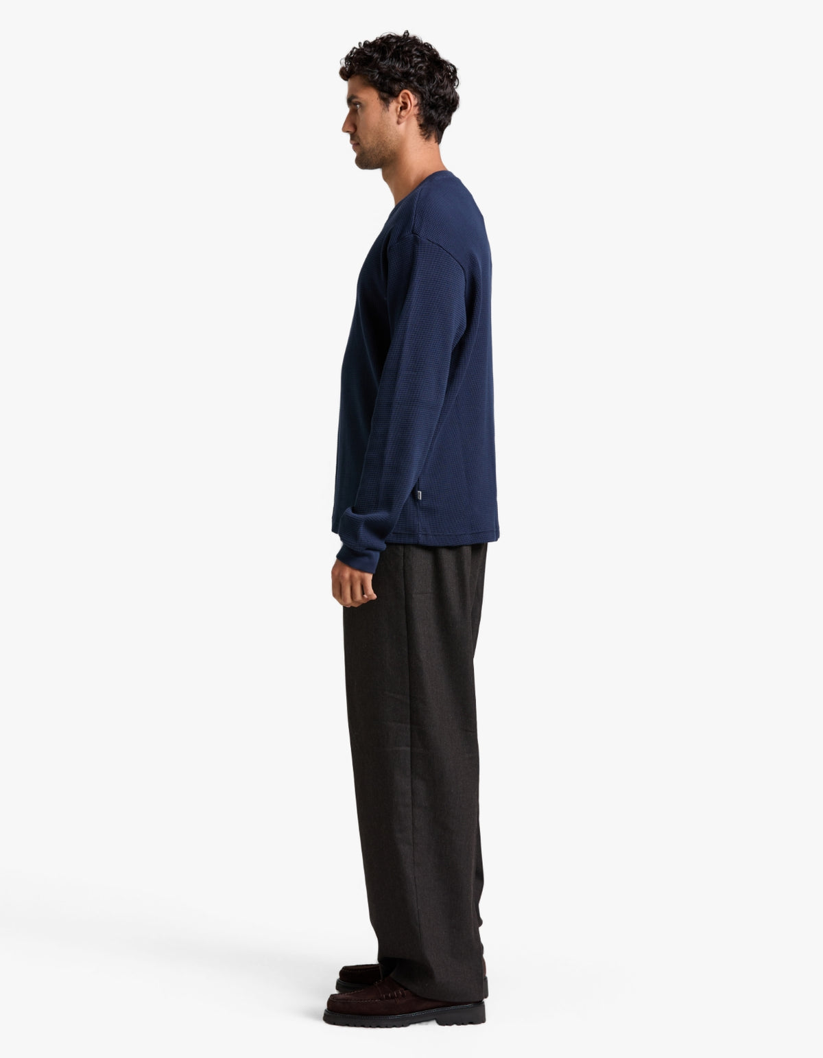 Jett L/S T Shirt 30035 - Navy Blue