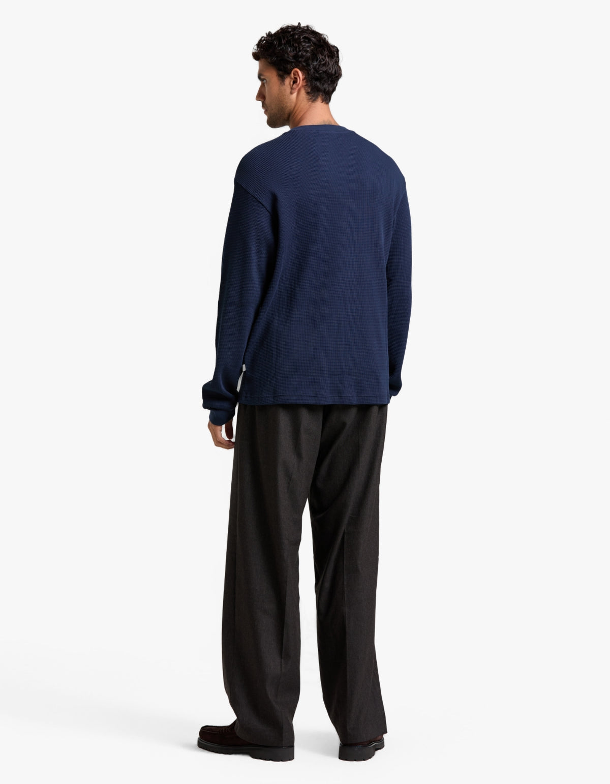 Jett L/S T Shirt 30035 - Navy Blue