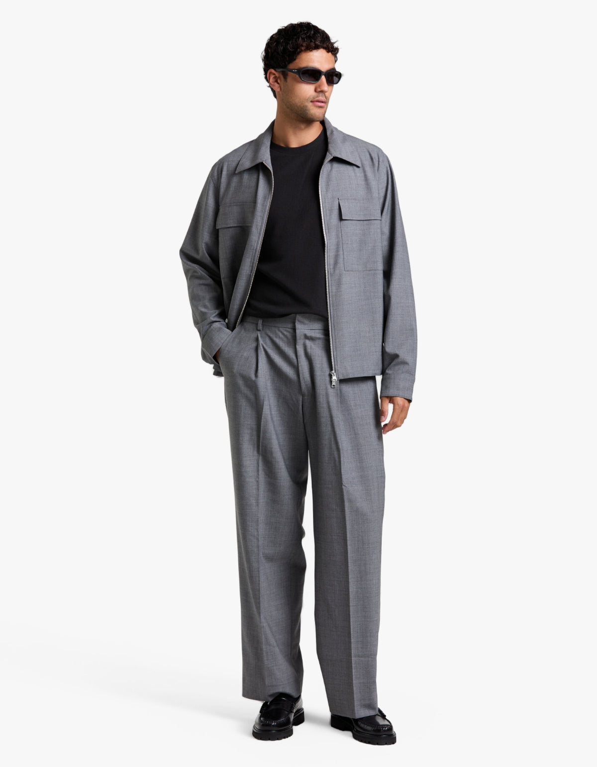 Alban Jacket 10037 - Lt Grey Melange