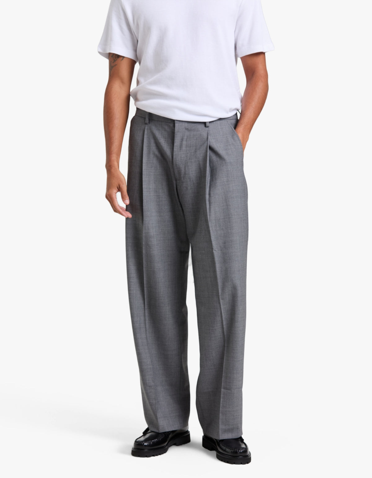 Kay Pant 10037 - Lt Grey Melange