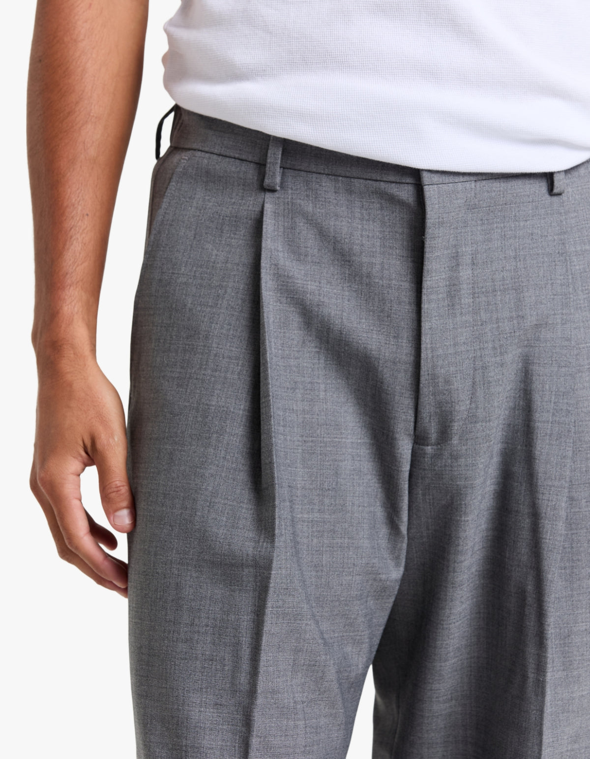 Kay Pant 10037 - Lt Grey Melange