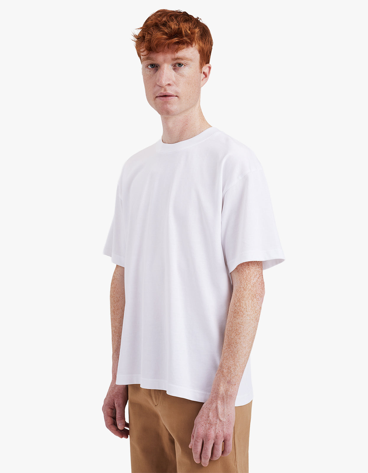 Norse Standard Heavy Loose T Shirt - White