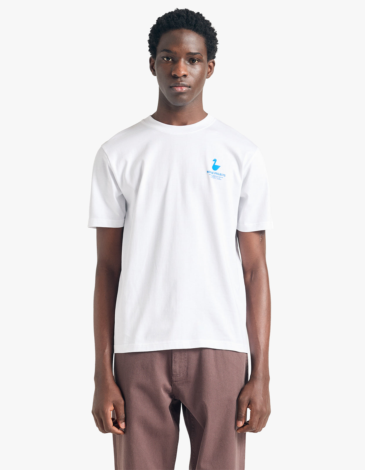 Johannes Organic The Lakes Print T Shirt - White