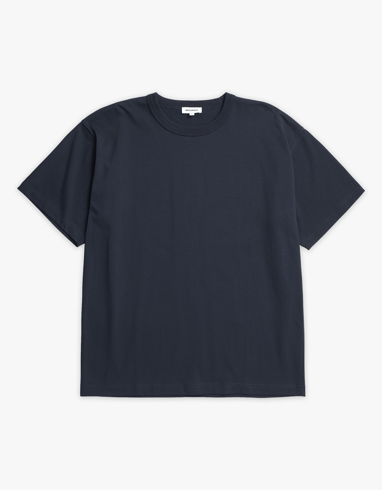 Simon Organic Arch Print T Shirt - Dark Navy