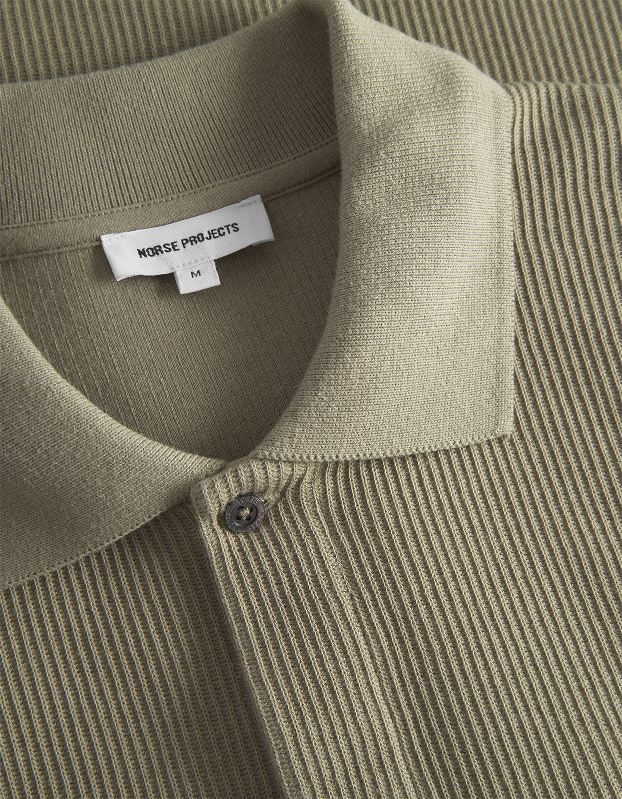 Ruben Double Face L/S Polo Shirt - Clay