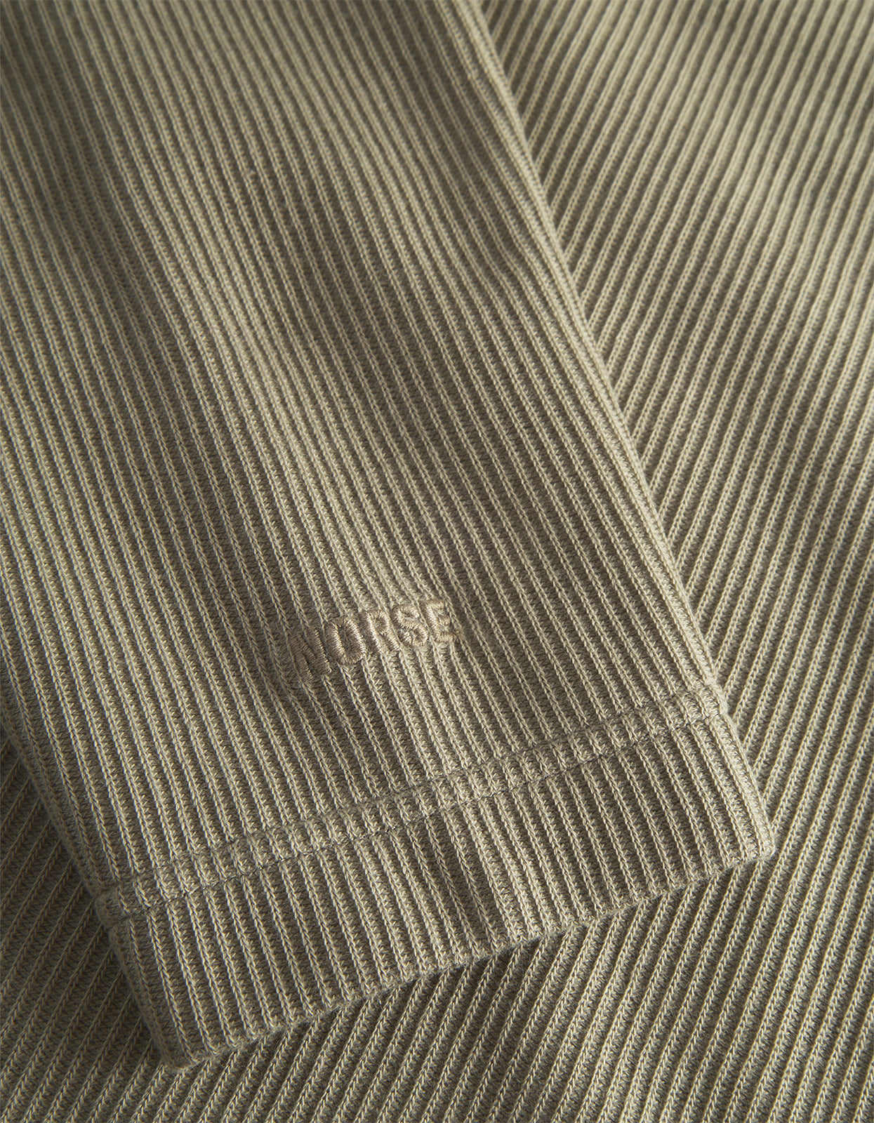 Ruben Double Face L/S Polo Shirt - Clay