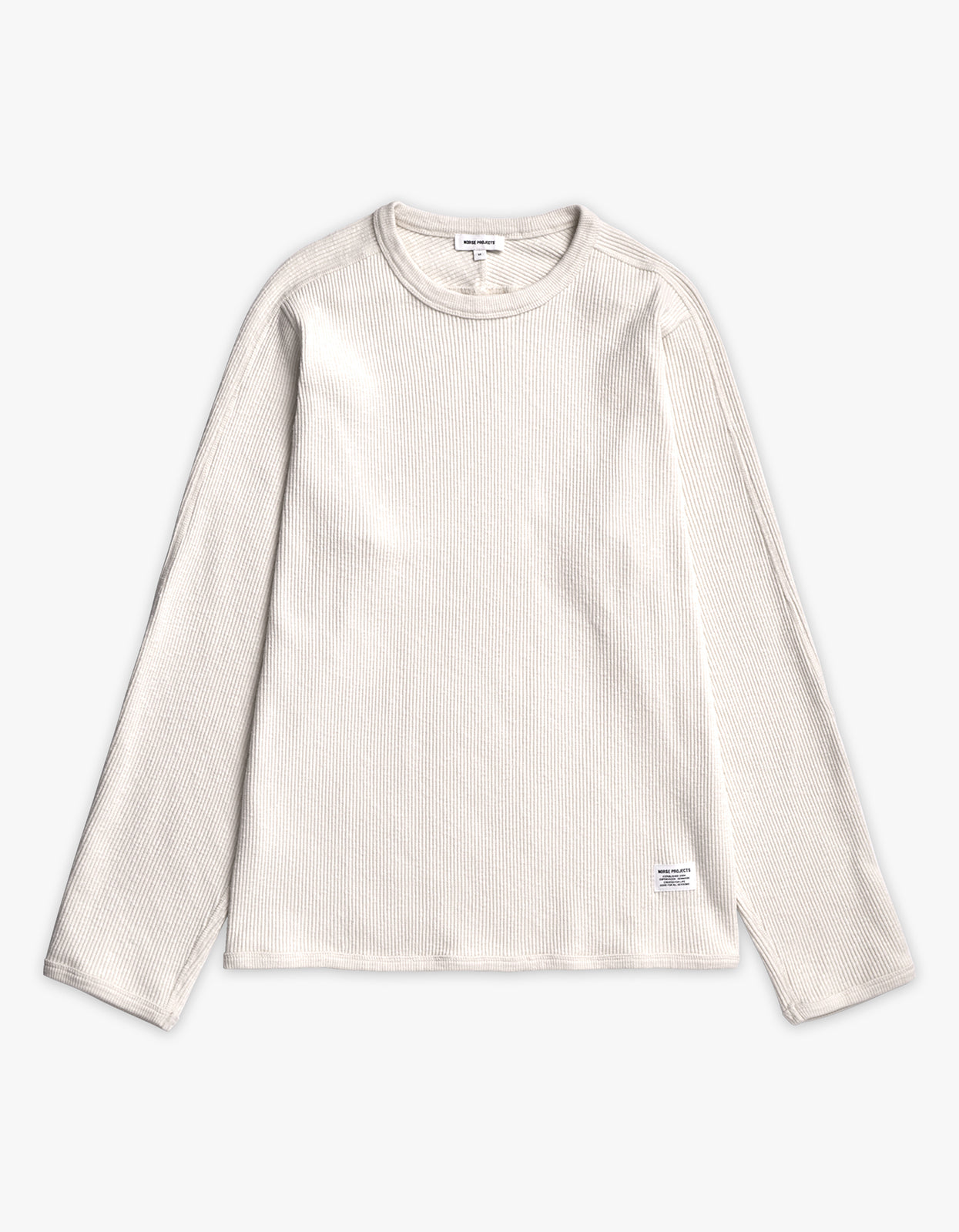 Eske Military Rib L/S T Shirt - Ecru