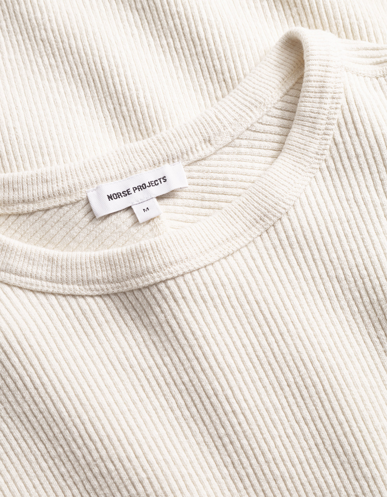 Eske Military Rib L/S T Shirt - Ecru