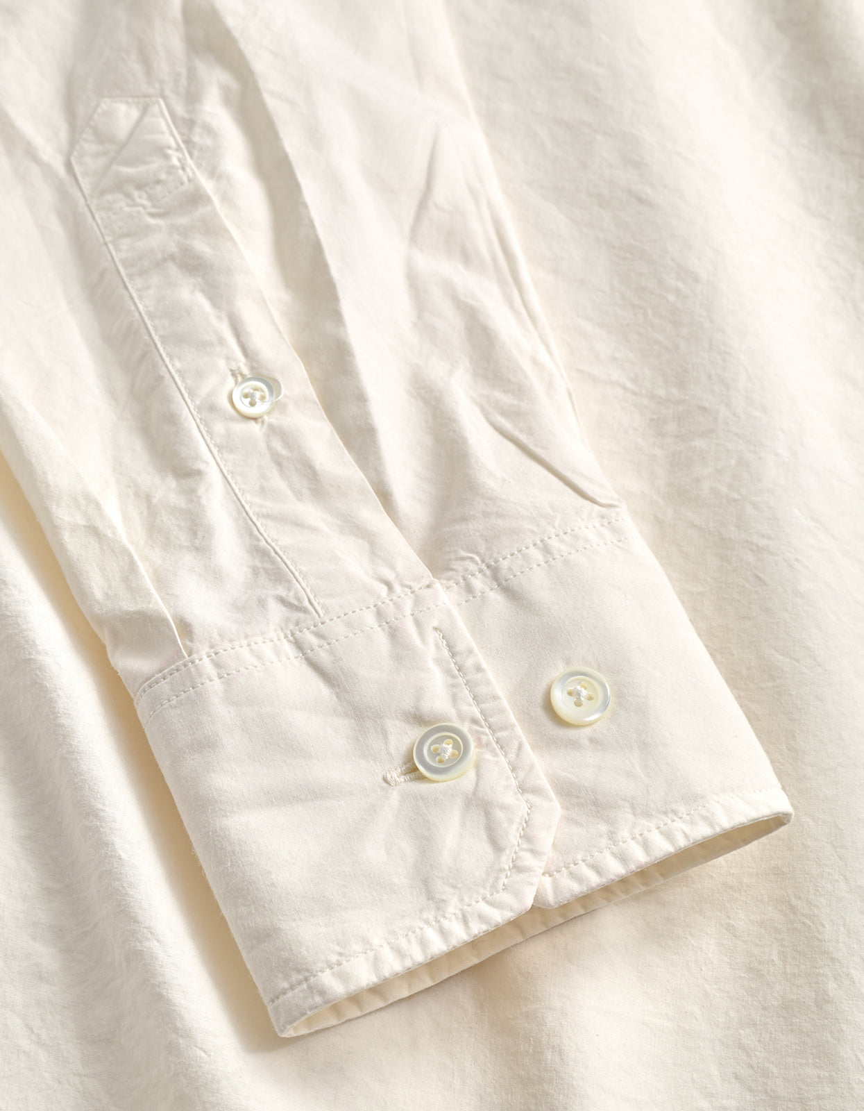 Ole Fatigue Cotton Tencel Shirt - Oatmeal