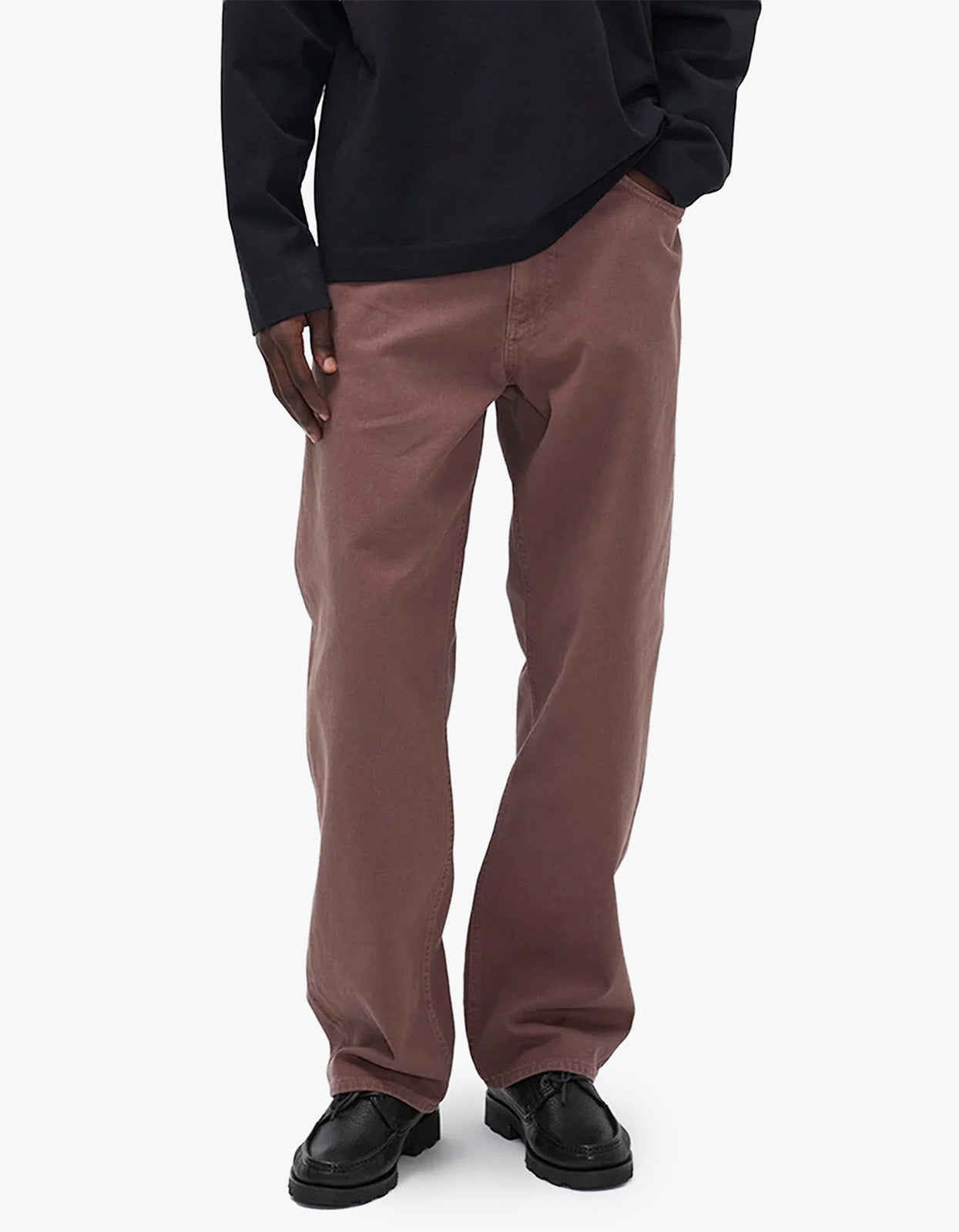 Korshavn Relaxed 5 Pocket Heavy Twill Pant - Peppercorn