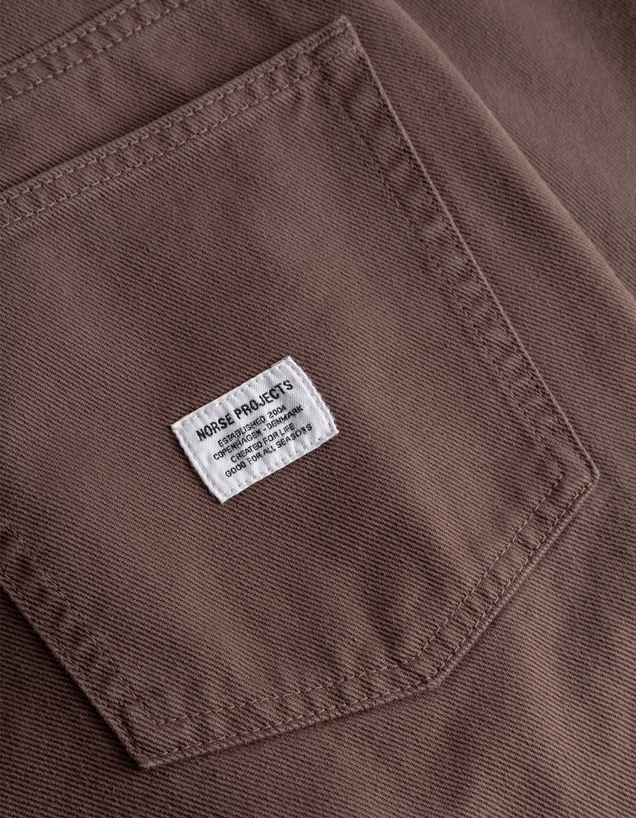 Korshavn Relaxed 5 Pocket Heavy Twill Pant - Peppercorn