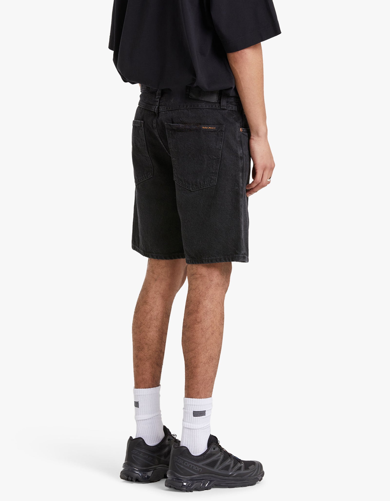 Superette | Seth Shorts - Black Stone Denim