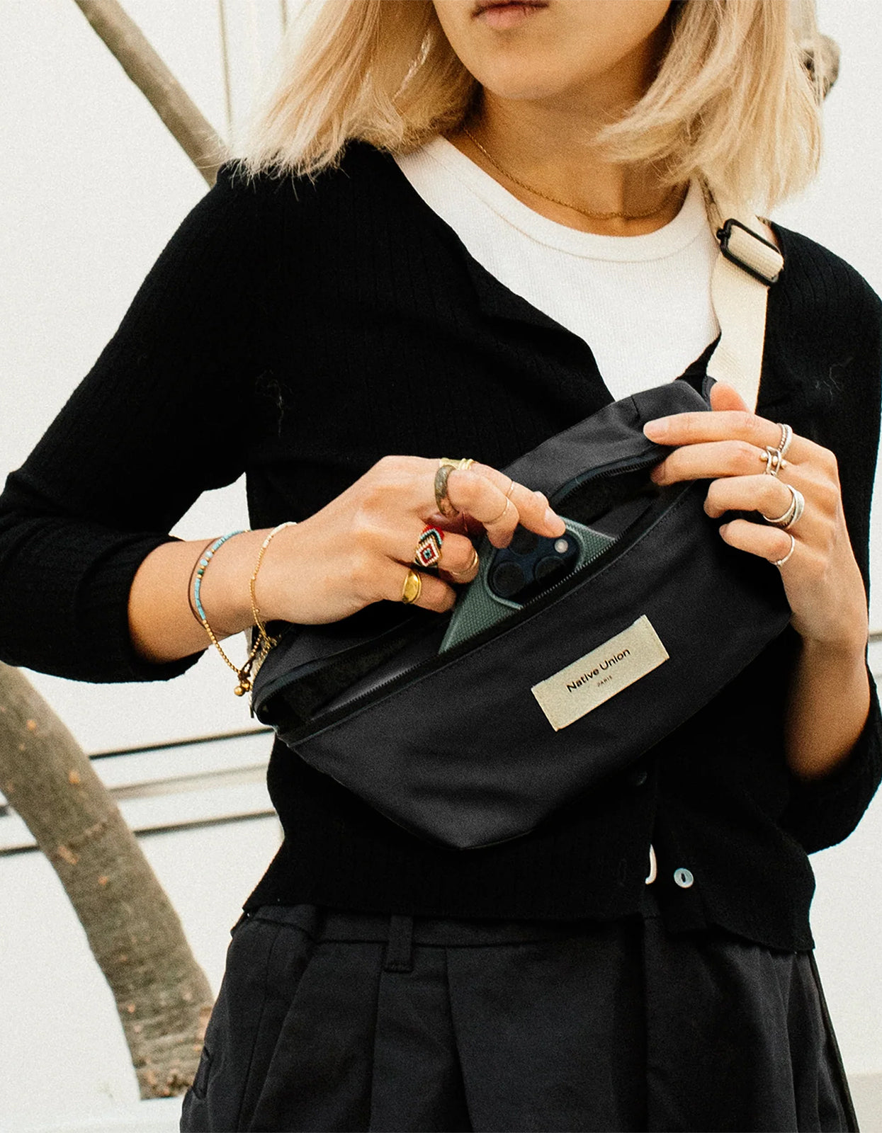 W.F.A Crossbody Pouch - Black