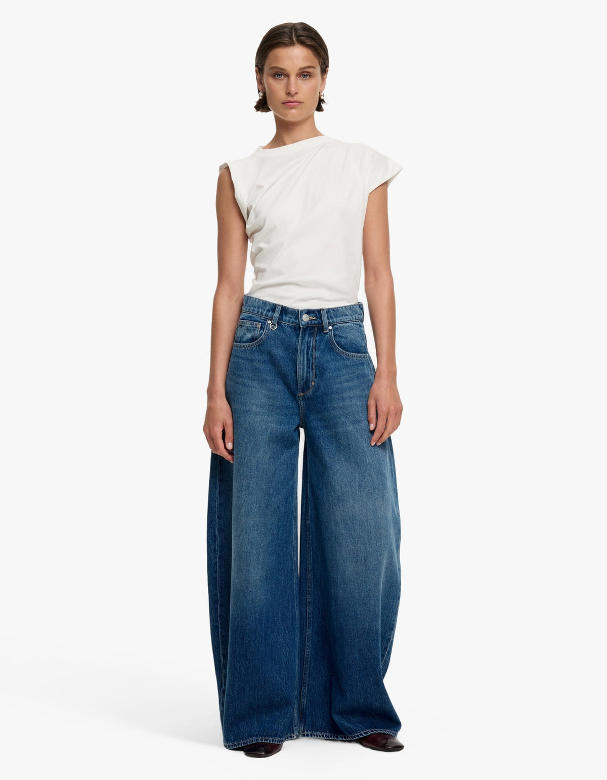Mimi Super Barrel Azure - Mid Indigo