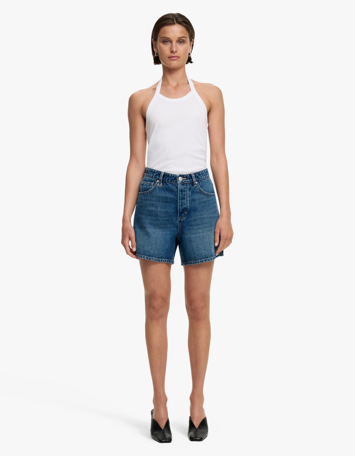Eva Short Azure - Mid Vintage Indigo