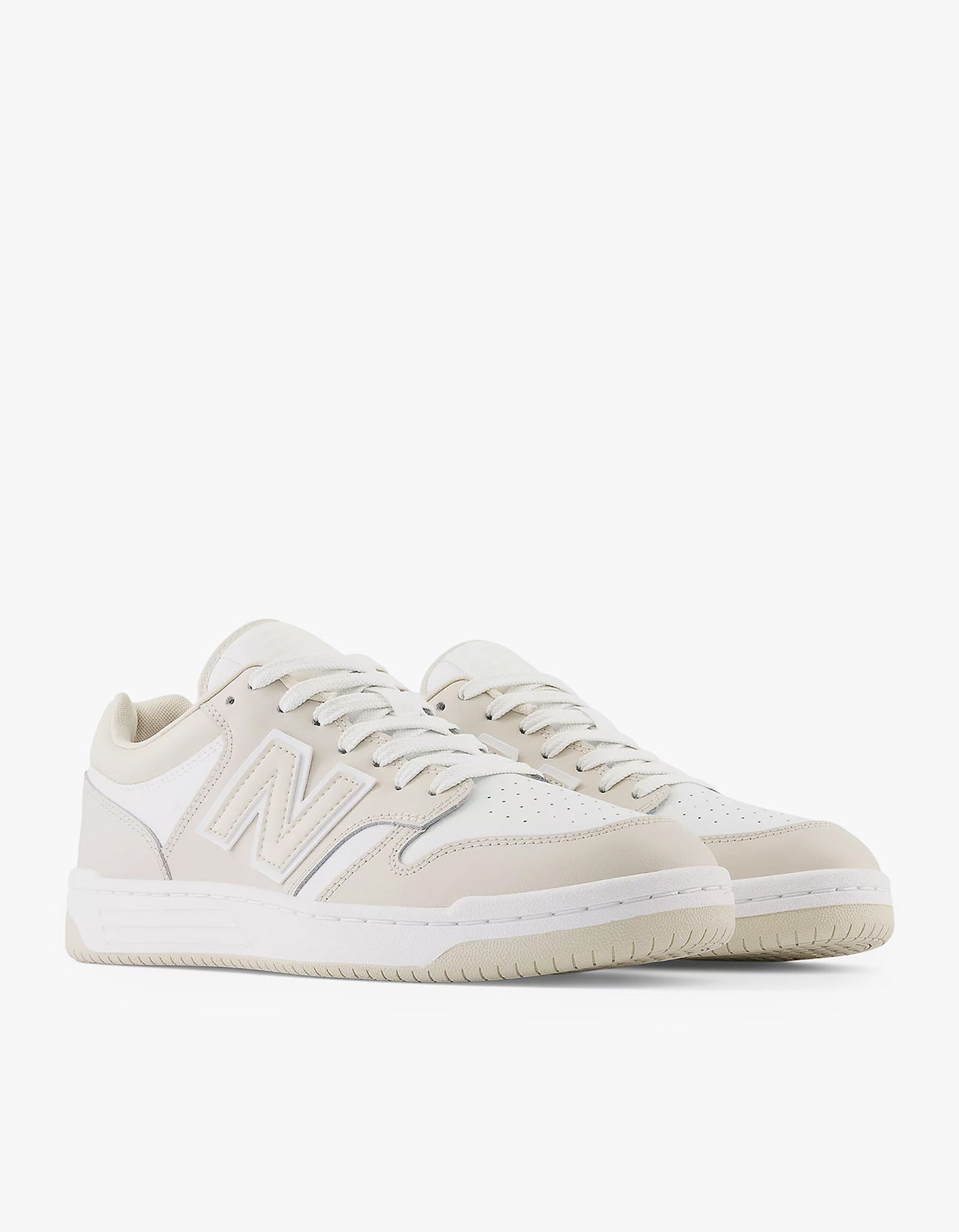 Mens 480 Sneakers - Timberwolf/White