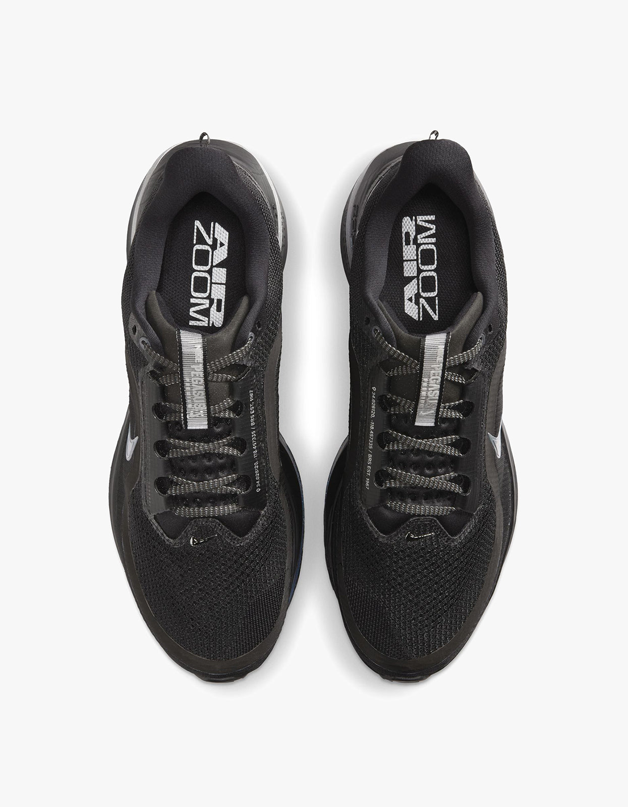 Mens Nike Pegasus Premium SP - Black/Black/Metallic Silver