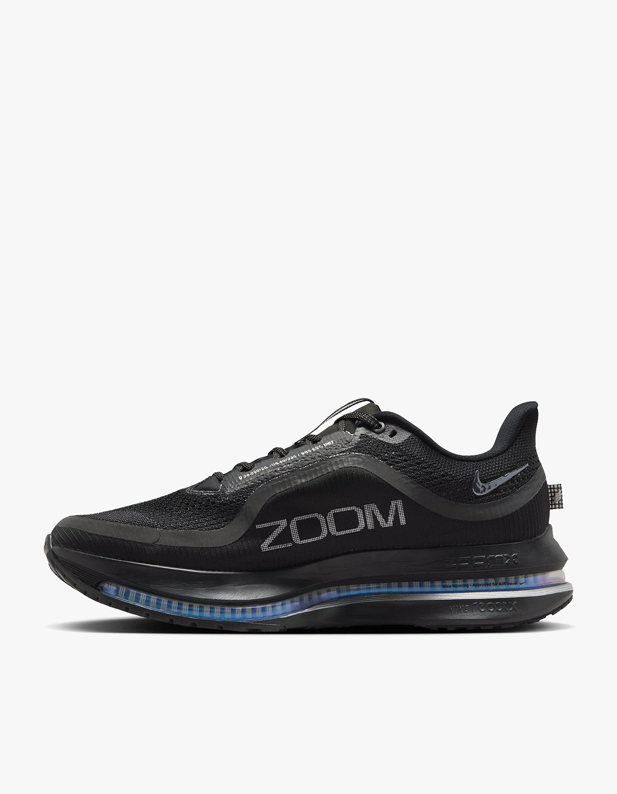 Mens Nike Pegasus Premium SP - Black/Black/Metallic Silver